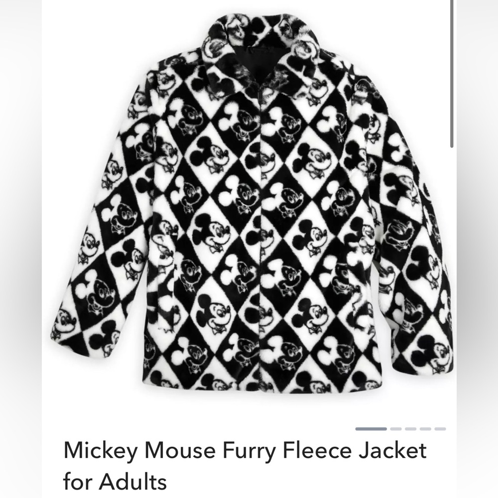 BRAND NEW Mickey Mouse Furry Fleece jacket - NWT